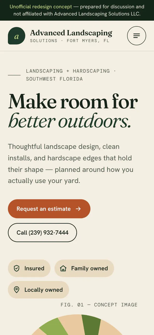 Mobile homepage hero: Make room for better outdoors